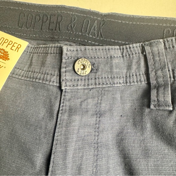 Copper & Oak Supply Co.
Venture Ripstop Cargo Blue Shorts
36 Waist - 10” Inseam - Picture 9 of 10